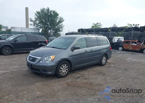 2010 Honda Odyssey Ex-L z USA, uszkodzony, nr VIN 5FNRL3H62AB052919